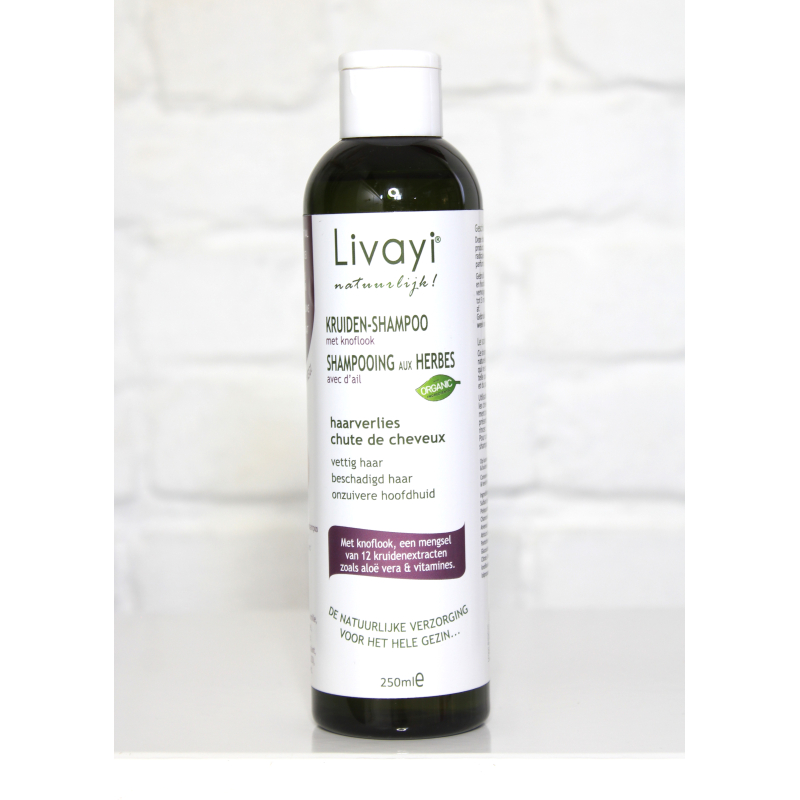 KNOFLOOK SHAMPOO 250ml – VERSTERKT, HERSTELT & STIMULEERT HAARGROEI